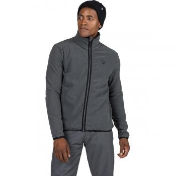Rossignol Men's Strawpile Full Zip Fleece Jacket - Dark Grey - Regular Fit