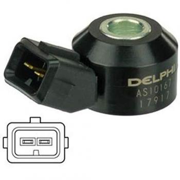 Sensor de detonaciones DELPHI AS10167 - Tipo: Sensor de detonaciones; Características: Compatible con diversos modelos de vehículos, diseño duradero, fácil instalación, alta precisión en la detección de vibraciones y detonaciones del motor