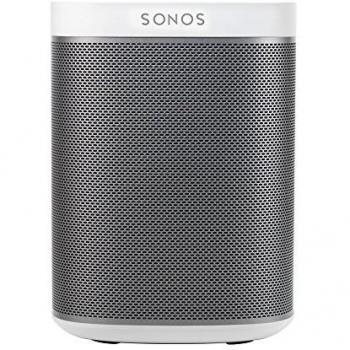 Sonos Play: 1 - Alta voz Inteligente Compatible con Dispositivos Amazon Echo, Cabe en Cualquier Sitio debido a su Tamaño y es Resistente a la Humedad, 12 x 12 x 16.2 cm, Color Blanco