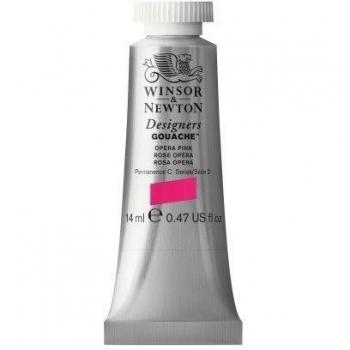 Winsor & Newton 0605440 Dise-adores Guache Pinturas 14ml Opera Pink