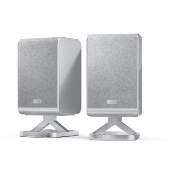 Altavoces Traseros Inalámbricos Sharp HT-SPR52021SL 2.0.2, Plata, 200W, Sonido Envolvente Dolby Atmos y DTS:X