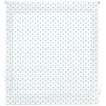 Estor Enrollable Infantil Premium con Diseño de Estrellas Turquesa 150x180 cm - Blindecor