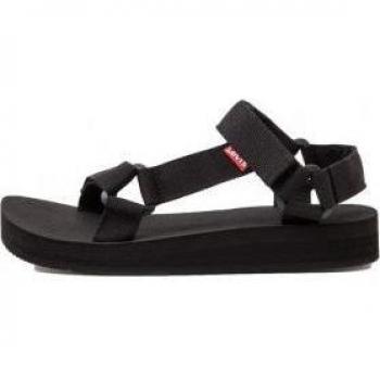 Levi's Sandalias Cadys Low para Mujer en Color Negro