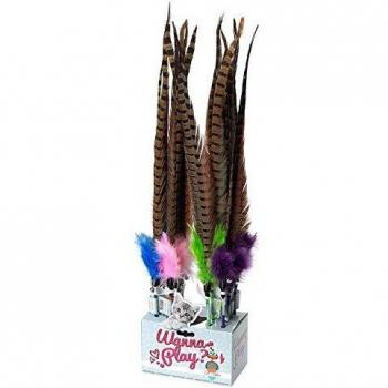 Ebi Caña con Plumas Rod Ted para Gato