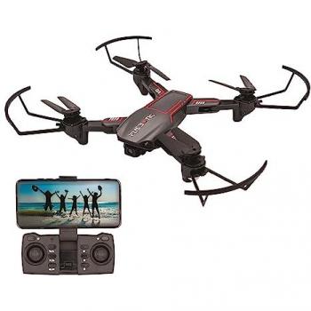 Dron Teledirigido Plegable con Cámara Flybotic Negro