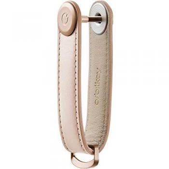 Orbitkey Leather Key Organizer - Blush Rose Gold