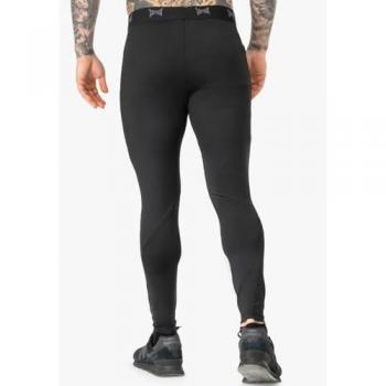 Tapout Men's Training Leggings, Black/Black, XL