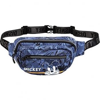 KARACTERMANIA Mickey Mouse Blue-Riñonera Glaze, Color Azul