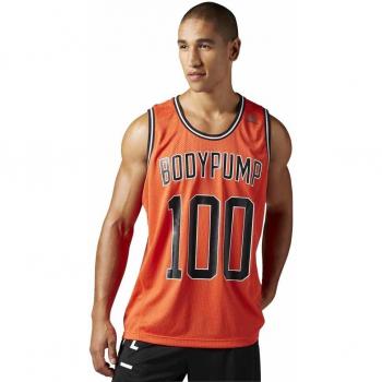 Reebok LM Bdypump 100 Body, Hombre, Naranja