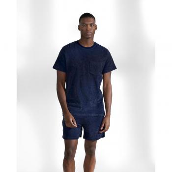 Bread & Boxers - Camiseta de hombre de algodón de rizo orgánico