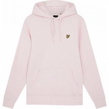 Lyle & Scott Men's Pullover Hoodie in Light Pink Cotton - Size X-Small