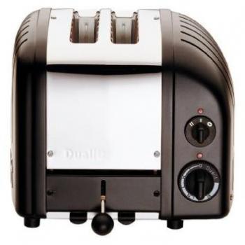 Tostadora Dualit NewGen 2 Ranuras Negra - 1200W, Descongelación y Bagels