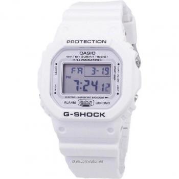 Casio G-Shock DW-5600MW-7 White Men's Quartz Digital Watch 200M