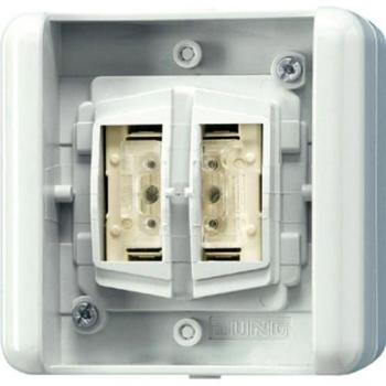 JUNG 8472.02 LED W interruptor eléctrico Pushbutton switch Blanco - Accesorio cuchillo eléctrico