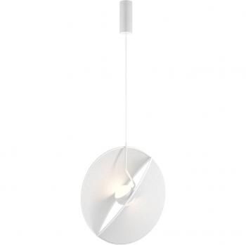 Lámpara Colgante LED Reflex Moderna 2 Luces Globo Blanca 3000K
