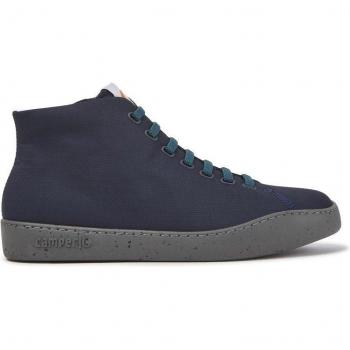 Camper - Botines de hombre en color azul con cordones
