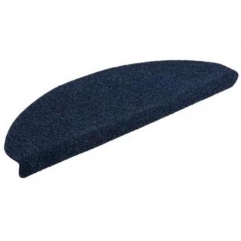 Alfombrilla autoadhesiva para escalera, 5 unidades, 65 x 21 x 4 cm, color azul marino