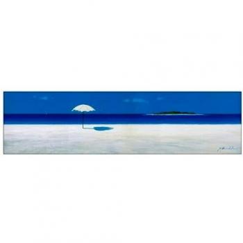 Artopweb All Orizzonte 34x128 cm Panel Decorativo con Diseño Mondelli All'Orizzonte, Madera, Multicolor, 128x1.8x34 cm