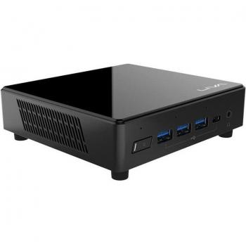 ECS LIVA Z3 Plus Mini PC Intel Pentium Silver N6000 1.1 GHz Dual DDR4 RAM Slots 128GB eMMC No OS Black