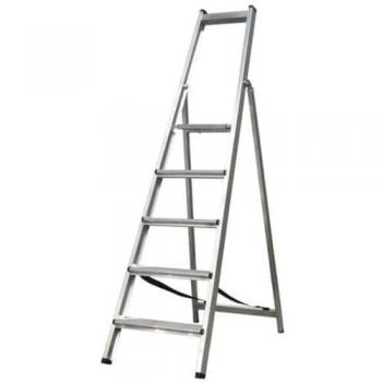 Escalera de Aluminio Reforzada Soldada de 5 a 9 Peldaños EN 131 COFAN
