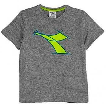 Diadora 174293 - Camiseta Junior C5493, gris C5493 Melange Grey S