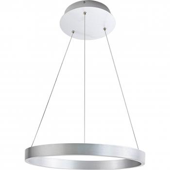 Lámpara colgante LED Arcchio Answin 35,2 W plata, moderna, hecha de aluminio, para salón y comedor, con 1 llama