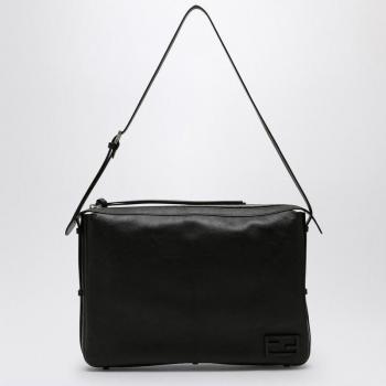 Fendi Women's Simply Large Leather Bag in Black | 8BR831AS7A, Handbags, female, Black, Size: ONE SIZE Stylish Bags Collection