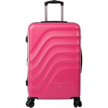 Maleta Totto rígida expandible mediana Deco Rose - Bazy +
