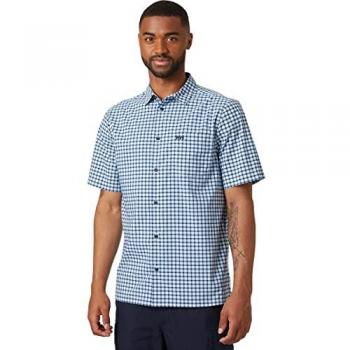 Helly Hansen Men's Fjord Quick-Dry Short-Sleeve Shirt 2.0 Navy