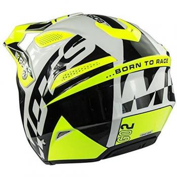 Mots Casco Trial GO2 RACE, Fluo, XS, Negro/Fluo, Talla XS