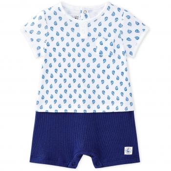 Petit Bateau COMBICOURT 27483, Mono Unisex bebé,