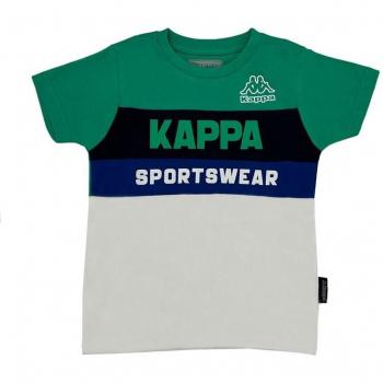 Camiseta Kappa 8036M00058 Verde Niño Manga Corta