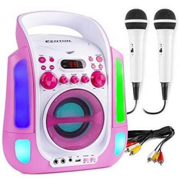FENTON SBS30 Sistema de Karaoke con CD/BT/USB y 2 micrófonos