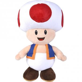Peluche Toad Super Mario Bros 40cm - Suave y Adorable