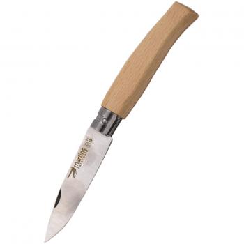 Navaja Martins MA-327 con Mango de Madera de Haya y Hoja de Acero Inoxidable de 8,0 cm