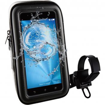 Muvit MUCHL0070 - Soporte Smartphone para Bicicleta, a Manillar con Acceso a Pantalla hasta 5.5