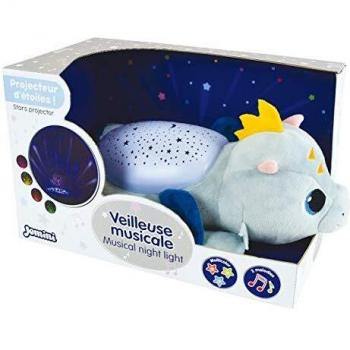 Peluche Interactivo Musical y Luz Nocturna Jemini León Dragón 39 cm