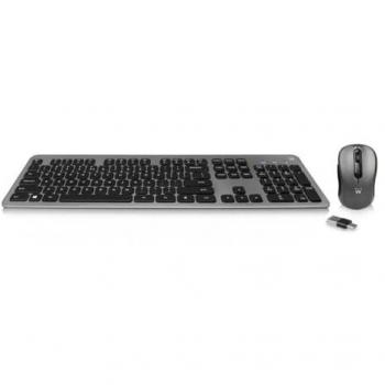 Teclado y Ratón Inalámbricos Silenciosos Ewent EW3259