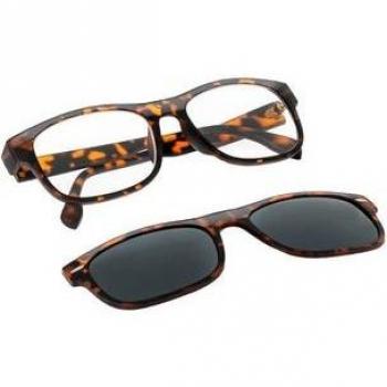Gafas de Sol Polarizadas Clip-On Nesira Tortuga 1ud