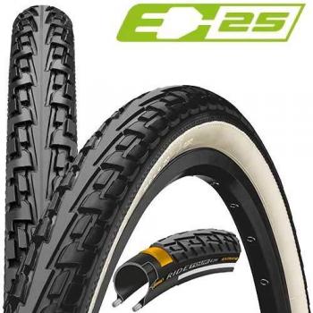 Cubierta Continental Ride Tour 28 (700x32C) Negra/Blanca con Protección ExtraPuncture