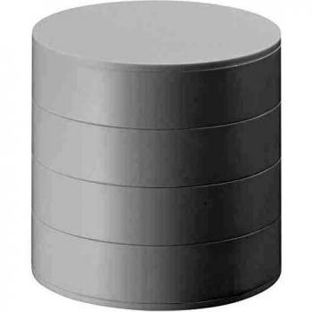 Joyero Torre Yamazaki - Organizador Blanco de 4 Niveles con Compartimentos Rotativos
