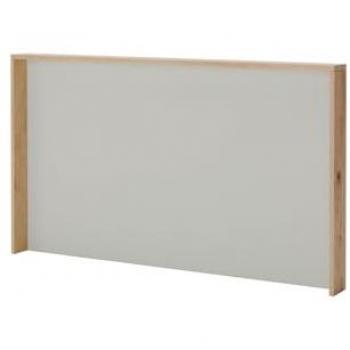Cabecero de Cama Anippe Gris Claro con Madera de Roble 140x120x14 cm