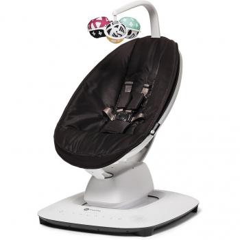 Hamacas 4moms MamaRoo 5.0 Plateado - Hamaca para bebé con movimientos de balanceo y sonido, color plateado