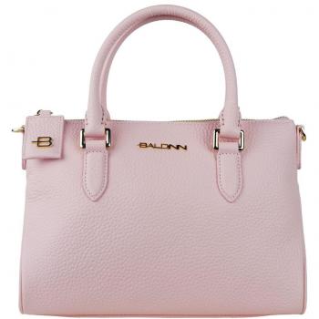 Baldinini Trend Pink Leather Handbag Di Calfskin with Zip Closure, ONE SIZE, Female