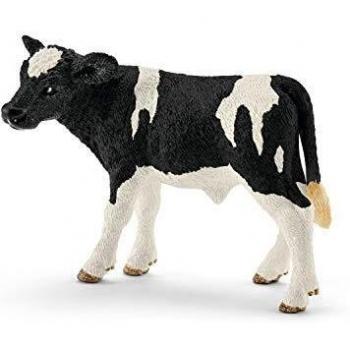 Schleich - Figura ternero frisón de manchas negras