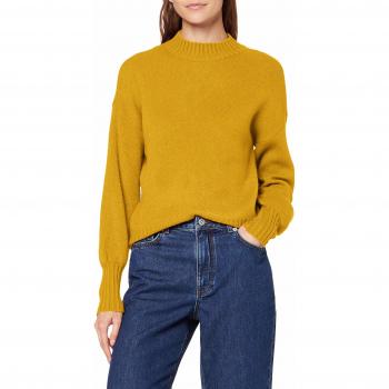 Only Onlnanna L/s Pullover Knt. suéter, Amarillo Golden Yellow, 40
