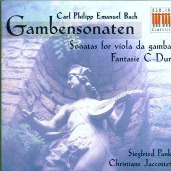 CPE Bach: Viola da gamba Sonatas