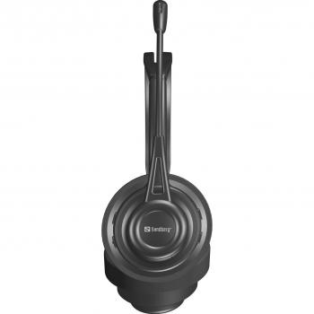 Auricular Inalámbrico Bluetooth Sandberg 126-43 con Diadema para Música y Uso Diario, Color Negro