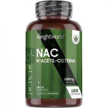 NAC N-Acetilcisteína - 600 mg 180 Cápsulas