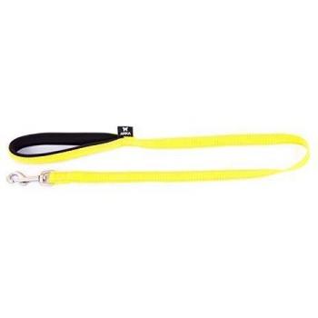 Correa de neopreno y nylon para perro Martin Sellier Neo+ amarilla 1,5x100 cm